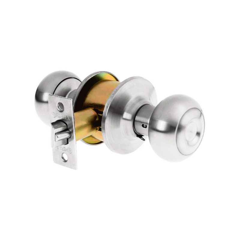  Cerraduras Pomo Oval Cromo Mate Entrada Hermex 43451 27.966102 Cerraduras Pomo Oval Cromo Mate Entrada Hermex 43451
Cerrojo con