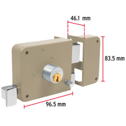  Cerraduras de Sobreponer Derecha Instala-facil Hermex 43576 23.728814 Cerraduras de Sobreponer Derecha Instala-facil Hermex 435