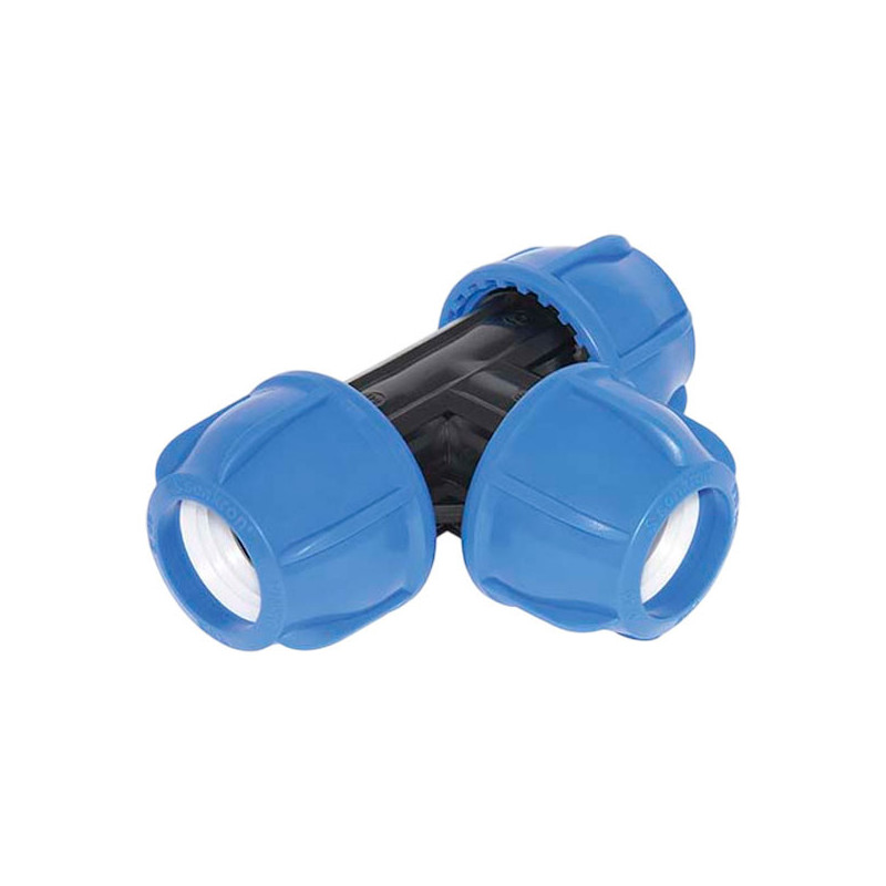  Enlace Tee 40X40X40MM Bocas Iguales Riego HDPE PN16 SENKRON 12.711864 Enlace Tee 40X40X40MM Bocas Iguales Riego HDPE PN16 SENKR