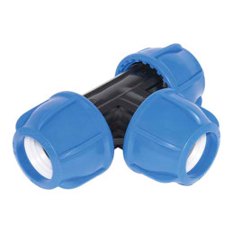  Enlace Tee 63X63X63MM Bocas Iguales Riego HDPE PN16 SENKRON 26.271186 Enlace Tee 63X63X63MM Bocas Iguales Riego HDPE PN16 SENKR