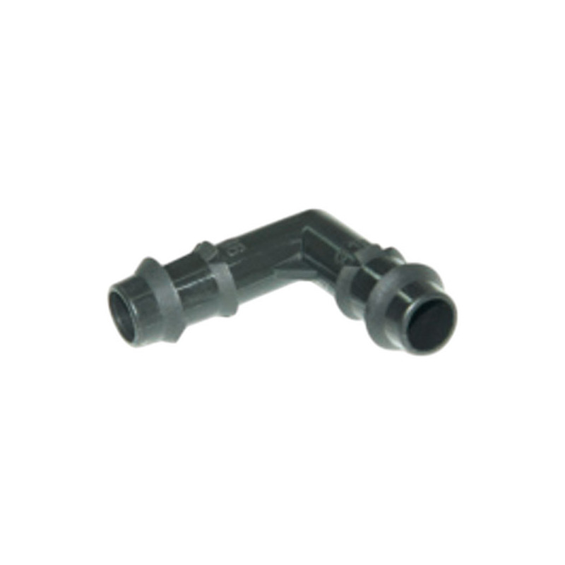  Codo Simple Dentado 25X25MM Bolsa 100U para Riego por Goteo HDPE SENKRON 67.79661 Codo Simple Dentado 25X25MM Bolsa 100U para R