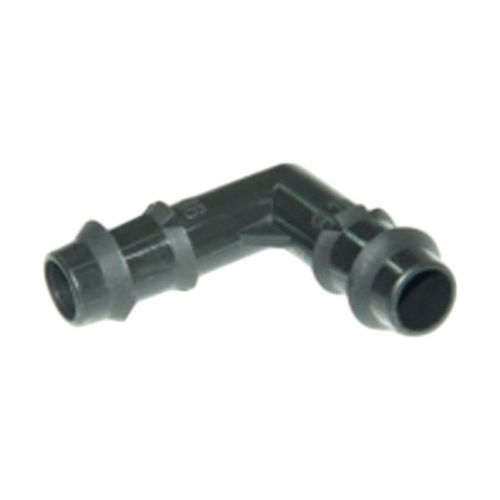  Codo Simple Dentado 25X25MM Bolsa 100U para Riego por Goteo HDPE SENKRON 67.79661 Codo Simple Dentado 25X25MM Bolsa 100U para R