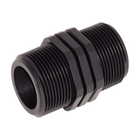  Niple PE Roscado 1/2" X 1/ 2" Bolsa 50U para Riego Tuberias HDPE SENKRON 42.372881 Niple PE Roscado 1/2" X 1/ 2" Bolsa 50U para