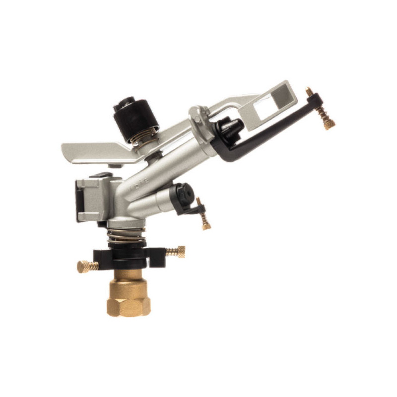  Aspersor Tipo Cañon Sime IBIS, 1" Alcance Radio 23M Metal Sectorial y Circular 2 Boquillas Plastica 149.152542 Aspersor Tipo Ca