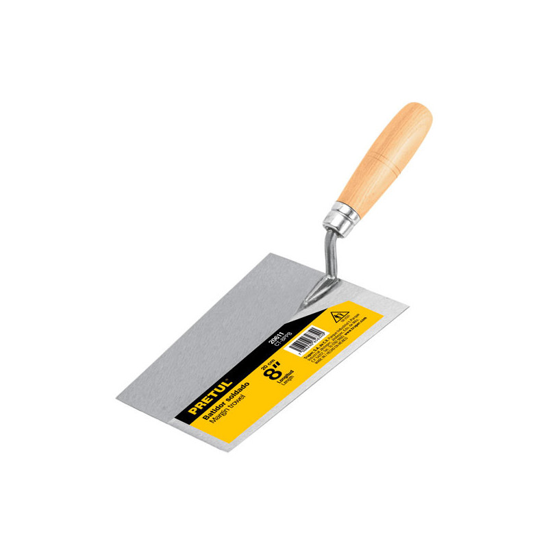  Plancha de Batir 8", en acero al medio carbono, para Albañileria, CT-8PPB 20611 Pretul 9.661017 Plancha de Batir 8", en acero a