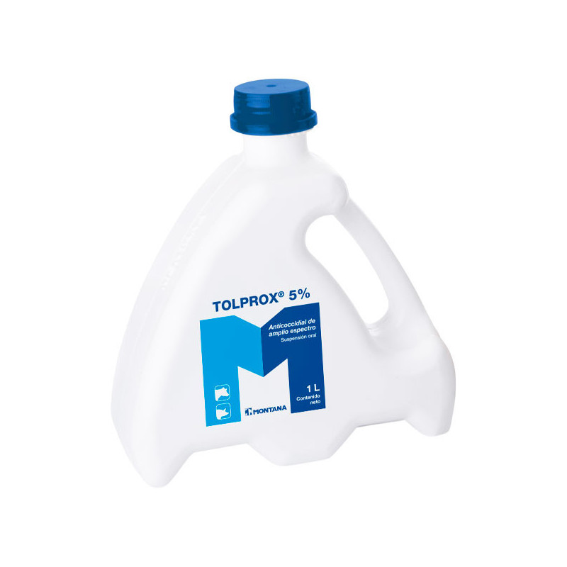  Tolprox 5% 1L Toltrazuril Antiparasitario Porcinos Coccidicida de Amplio Espectro, Montana 115 Tolprox 5% 1L Toltrazuril Antipa