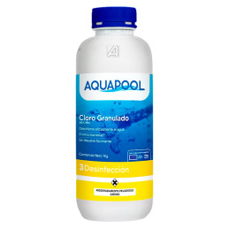  Cloro Granulado 1Kg Hipoclorito de Calcio Desinfectante Soluble Para Piscina, Aquapool 20.338983 Cloro Granulado 1Kg Hipoclorit