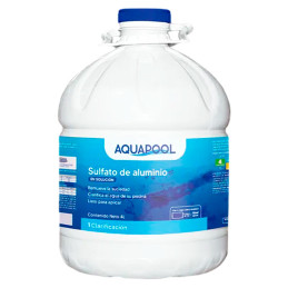  Sulfato de Aluminio 4L Coagulante Clarificante Tratamiento de Agua Remover Suciedad, Aquapool 42.372881 Sulfato de Aluminio 4L 