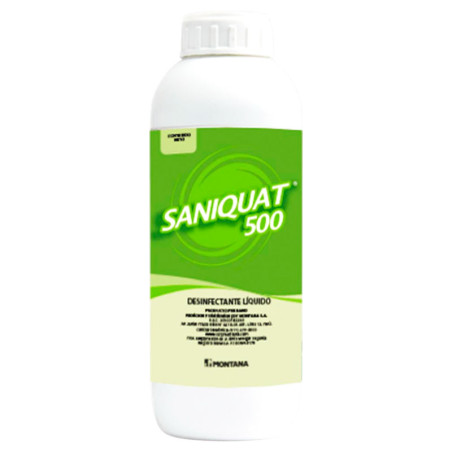 Saniquat 500 3.5L Desinfectante Uso Pecuario Amplio Espectro Residual, Montana Montana-Saniquat 500 3.5L Desinfectante Uso Pecua