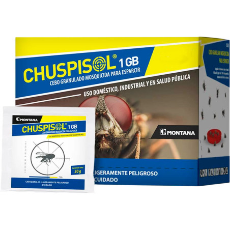  Chuspisol 1GB 1Kg Insecticida Accion Contacto Ingestion Mosca Domestica, Montana 124.576271 Chuspisol 1GB 1Kg Insecticida Accio