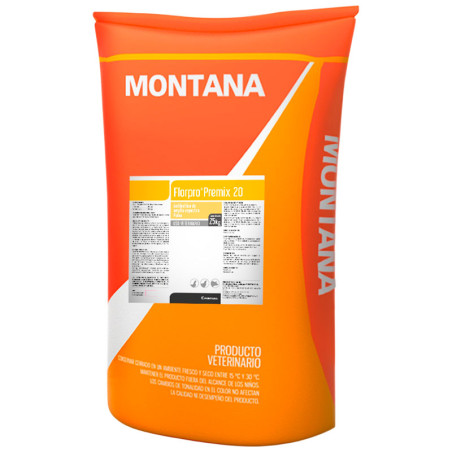  Florpro Premix 20 25Kg Florfenicol Antibiotico Amplio Espectro Avicultura Porcicultura, Montana 1077.118644 Florpro Premix 20 2