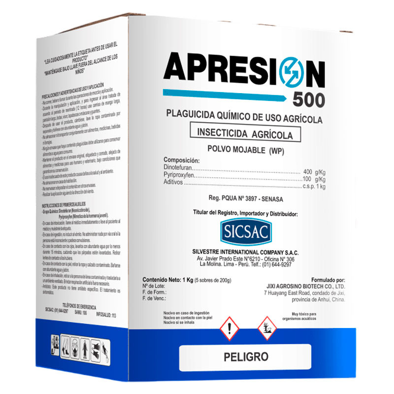  Apresion 1Kg Dinotefuran Pyriproxyfen Insecticida Agricola Accion Contacto Ingestion, SICompany 186.440678 Apresion 1Kg Dinotef