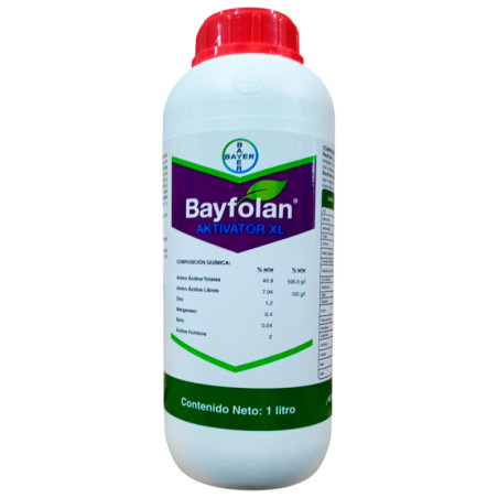  Bayfolan Aktivator 1L, Fertilizante Foliar Nitrogeno Aminoacidos, Bayer 49.152542 Bayfolan Aktivator 1L, Fertilizante Foliar Ni