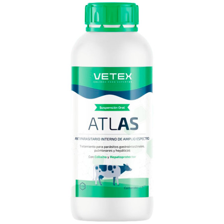  Atlas 250ml Albendazol Antiparasitario Veterinario Susp Oral, Vetex 22.881356 Atlas 250ml Albendazol Antiparasitario Veterinari