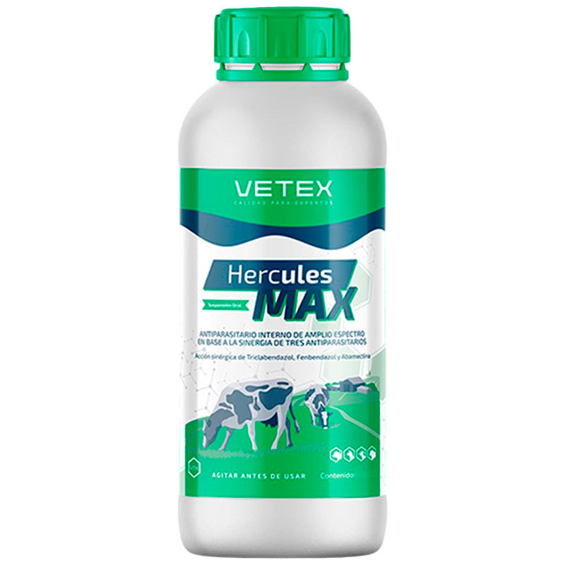  Hercules Max 250ml Triclabendazol Fenbendazol Antiparasitario Susp Oral, Vetex 38.983051 Hercules Max 250ml Triclabendazol Fenb