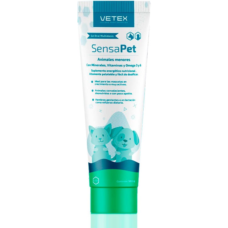  Sensapet 120.5gr Suplemento Nutricional Canino Gel Oral, Vetex 29.661017 Sensapet 120.5gr Suplemento Nutricional Canino Gel Ora