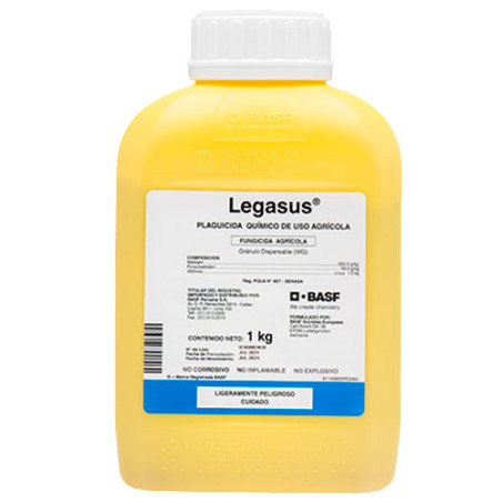  Legasus 1Kg Metiram Pyraclostrobin Fungicida Agricola Amplio Espectro, BASF 77.118644 Legasus 1Kg Metiram Pyraclostrobin Fungic