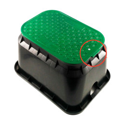  Caja Rectangular para Valvulas de Riego Plast Project STANDARD 380 x 510 mm 81.355932 Caja Rectangular para Valvulas de Riego P