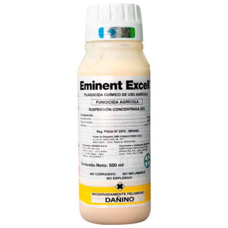 Eminent Excell 500ml Azoxystrobin Tetraconazole Fungicida Agricola Sistemico Preventivo Curativo, Bayer Bayer-Eminent Excell 500