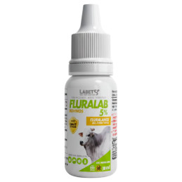  Fluralab 5% Bovinos 30ml Pack 24 Frascos Fluralaner Antiparasitario Externo Uso Veterinario, Labet 408 Fluralab 5% Bovinos 30ml