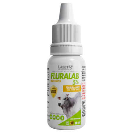  Fluralab 5% Bovinos 30ml Pack 24 Frascos Fluralaner Antiparasitario Externo Uso Veterinario, Labet 408 Fluralab 5% Bovinos 30ml