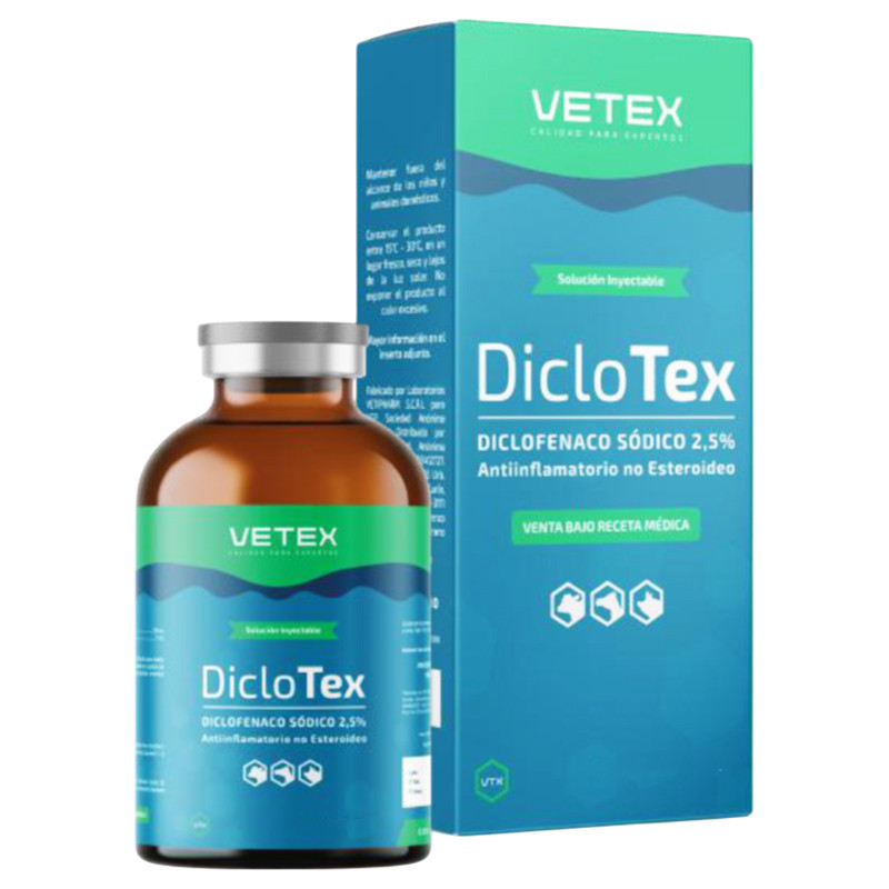  Diclotex 20ml Diclofenaco Antiinflamatorio Analgesico Inyectable, Vetex 30 Diclotex 20ml Diclofenaco Antiinflamatorio Analgesic