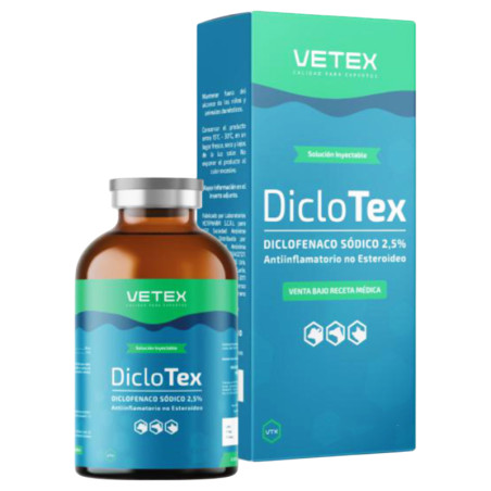 Diclotex 100ml Diclofenaco Antiinflamatorio Analgesico Inyectable, Vetex 50 Diclotex 100ml Diclofenaco Antiinflamatorio Analges
