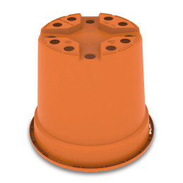  Macetas 24x21cm 6L Polipropileno Arcilla Serie CDA24 Inyectadas, ALBER 4.7 Macetas 24x21cm 6L Polipropileno Arcilla Serie CDA24