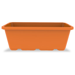  Macetas 40x17.5x15cm 8L Polipropileno Arcilla Serie JD40 Jardinera, ALBER 12.000001 Macetas 40x17.5x15cm 8L Polipropileno Arcil