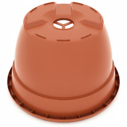  Macetas 15x10.3cm 1.2L Reserva Agua Polipropileno Teja Serie TC15R Colgante, ALBER 2.2 Macetas 15x10.3cm 1.2L Reserva Agua Poli