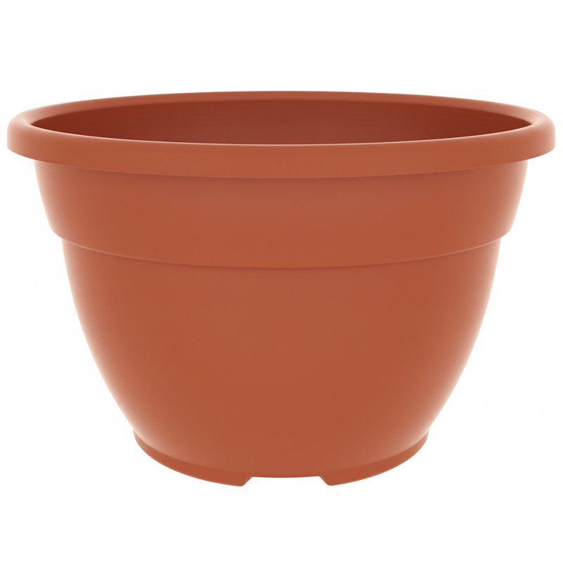  Macetas 20x13.4cm 2.5L Reserva Agua Polipropileno Teja Serie TC20R Colgante, ALBER 4.2 Macetas 20x13.4cm 2.5L Reserva Agua Poli