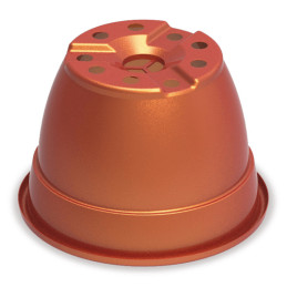  Macetas 20x13.4cm 2.5L Polipropileno Teja Serie TC20 Colgante Estandar Drenaje Y, ALBER 4.2 Macetas 20x13.4cm 2.5L Polipropilen