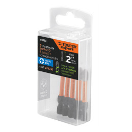  Juego de 5 puntas de impacto Phillips Nro2 x2pulgadas PH2, Truper 100820 8 Juego de 5 puntas de impacto Phillips Nro2 x2pulgada