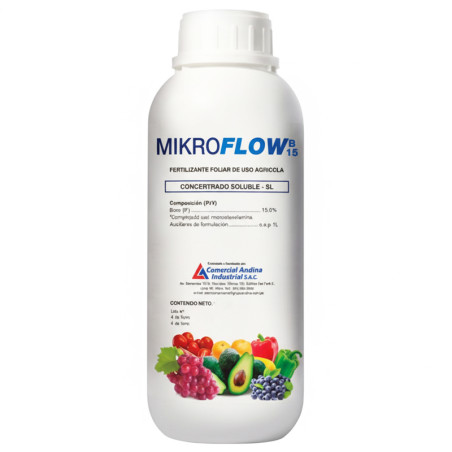  MikroFLow B15 10L Boro 15% Fertilizante Foliar Uso Agricola, CAISAC 284 MikroFLow B15 10L Boro 15% Fertilizante Foliar Uso Agri