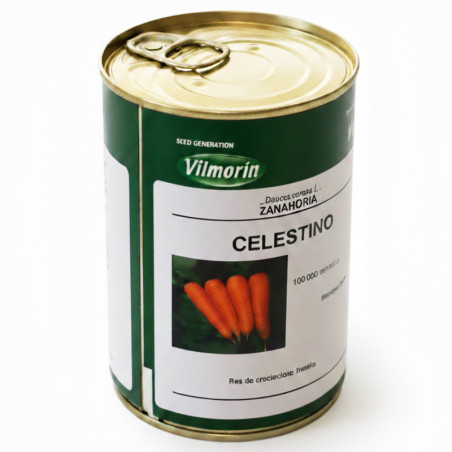Zanahoria MVC590 Celestino 100000 Semillas Hibrido F1 Cilindrica Conica, Vilmorin Vilmorin-Zanahoria MVC590 Celestino 100000 Sem