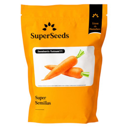 Zanahoria Katsumi 300gr F1 Semillas Hibrido Hortalizas SuperSeeds 336.000044 Zanahoria Katsumi 300gr F1 Semillas Hibrido Hortal