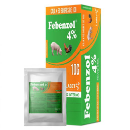  Febenzol 10gr Caja x 50 Sobres Fenbendazol Antiparasitario Uso Premezcla, Labet 104 Febenzol 10gr Caja x 50 Sobres Fenbendazol 