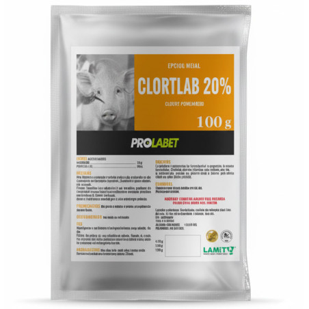 Clortlab 20% 25Kg Clortetraciclina Antimicrobiano Oral, Labet Labet-Clortlab 20% 25Kg Clortetraciclina Antimicrobiano Oral, Labe