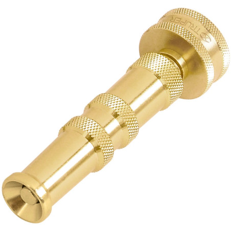 Pitones Chiflon para Manguera Conexión Roscada Hembra 3/4 Largo 4" Regulador de chorro de laton, CHMA-4 13136 Truper Truper-Pito