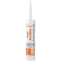  Siliconas Acrilicas 280ml Blanco, para superficie lisas y porosas, madera concreto aluminio, SACRI-100B 18570 Truper 9.7 Silico