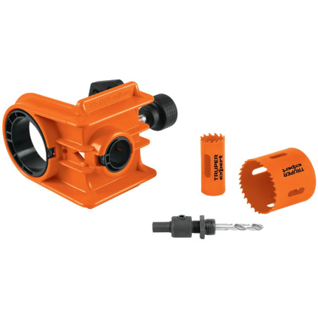Juegos de Sierras para Instalar Cerraduras 4 Piezas 60-70mm, Truper 11877 Truper-Juegos de Sierras para Instalar Cerraduras 4 Pi
