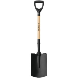  Lampa Recta T-1000, Puño Plastico, Cuchara Ancho 8 1/2" Largo 20 1/4" Largo Total 41", PR1-PE 11173 Truper 26 Lampa Recta T-100