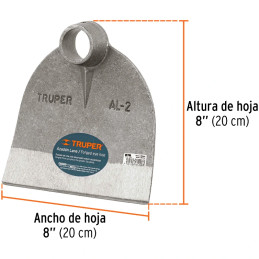 Azadon Lane, sin Mango Ancho Hoja 8" Altura 8 7/32" , Acero al Carbono, Diametro 38 - 39mm, AL-2 10606 Truper Truper-Azadon Lane