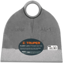 Azadon Lane, sin Mango Ancho Hoja 7 1/2" Altura 7 5/8" , Acero al Carbono, Diametro 38 - 39mm, AL-1 10603 Truper Truper-Azadon L