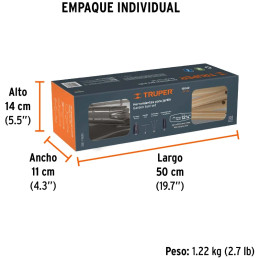 Juego de 4 Herramientas para Jardin 15 Pulgadas, Transplantador, cuchara, azadon, cultivador, JJ-4L 15040 Truper Truper-Juego de