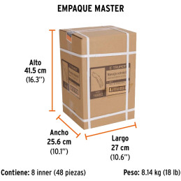 Navaja Multiusos de Apertura Rapida 7", Cuchilla SK4, Incluye 3 cuchillas de repuesto, NM-6 16950 Truper Truper-Navaja Multiusos