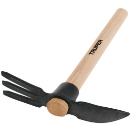 Pico Rastrillo 14", Mango de Hickory Americano, en acero al carbono, TJA-1 19647 Truper Truper-Pico Rastrillo 14", Mango de Hick