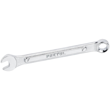 Llave Boca Mixta 7mm Combinada CrVanadio Pretul 21901 Pretul-Llave Boca Mixta 7mm Combinada CrVanadio Pretul 21901 Fabricada en 