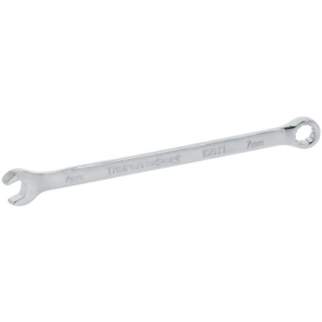 Llave Boca Mixta 7mm Combinada CrVanadio ELarga Truper 15611 Truper-Llave Boca Mixta 7mm Combinada CrVanadio ELarga Truper 15611