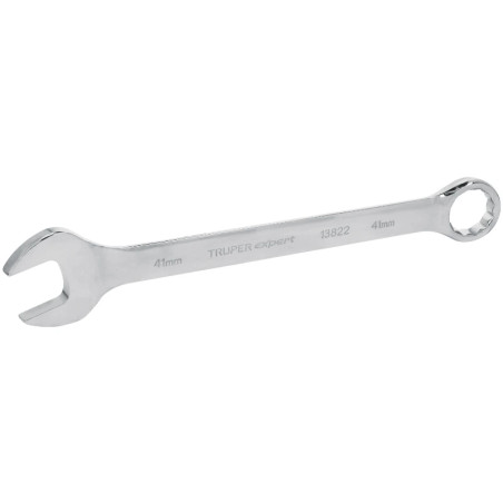 Llave Boca Mixta 41mm Combinada CrVanadio ELarga Truper 13841 Truper-Llave Boca Mixta 41mm Combinada CrVanadio ELarga Truper 138